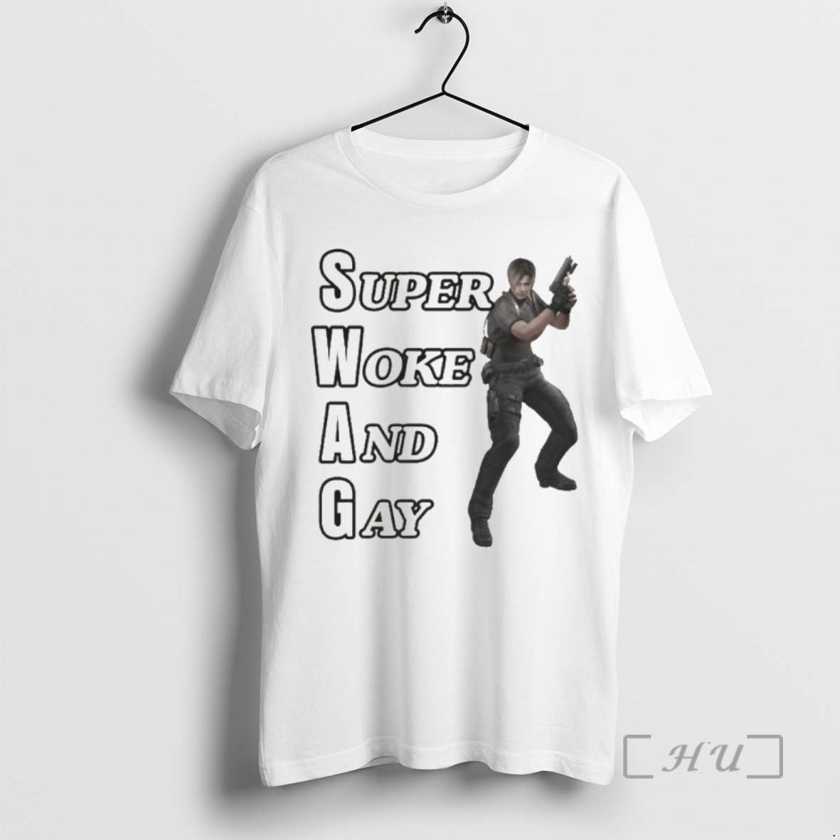 Officials Swag Leon Super Woke And Gay 1 - Adult & Kids T-Shirts, Sweatshirts & Hoodies apparel design preview 1