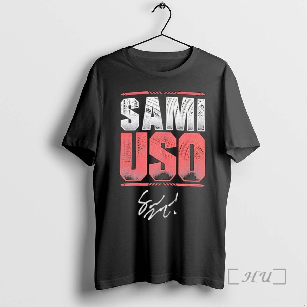 Officials Sami Zayn Autographed Uso - Adult & Kids T-Shirts, Sweatshirts & Hoodies apparel design preview 1