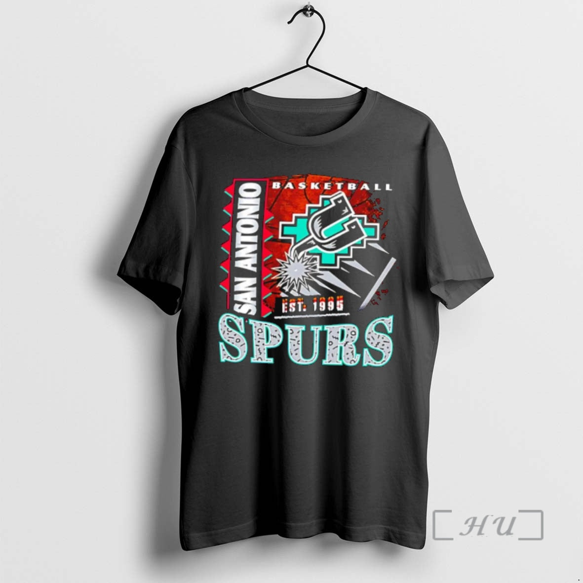 Officials San Antonio Spurs Hardwood Classics - Adult & Kids T-Shirts, Sweatshirts & Hoodies apparel design preview 1