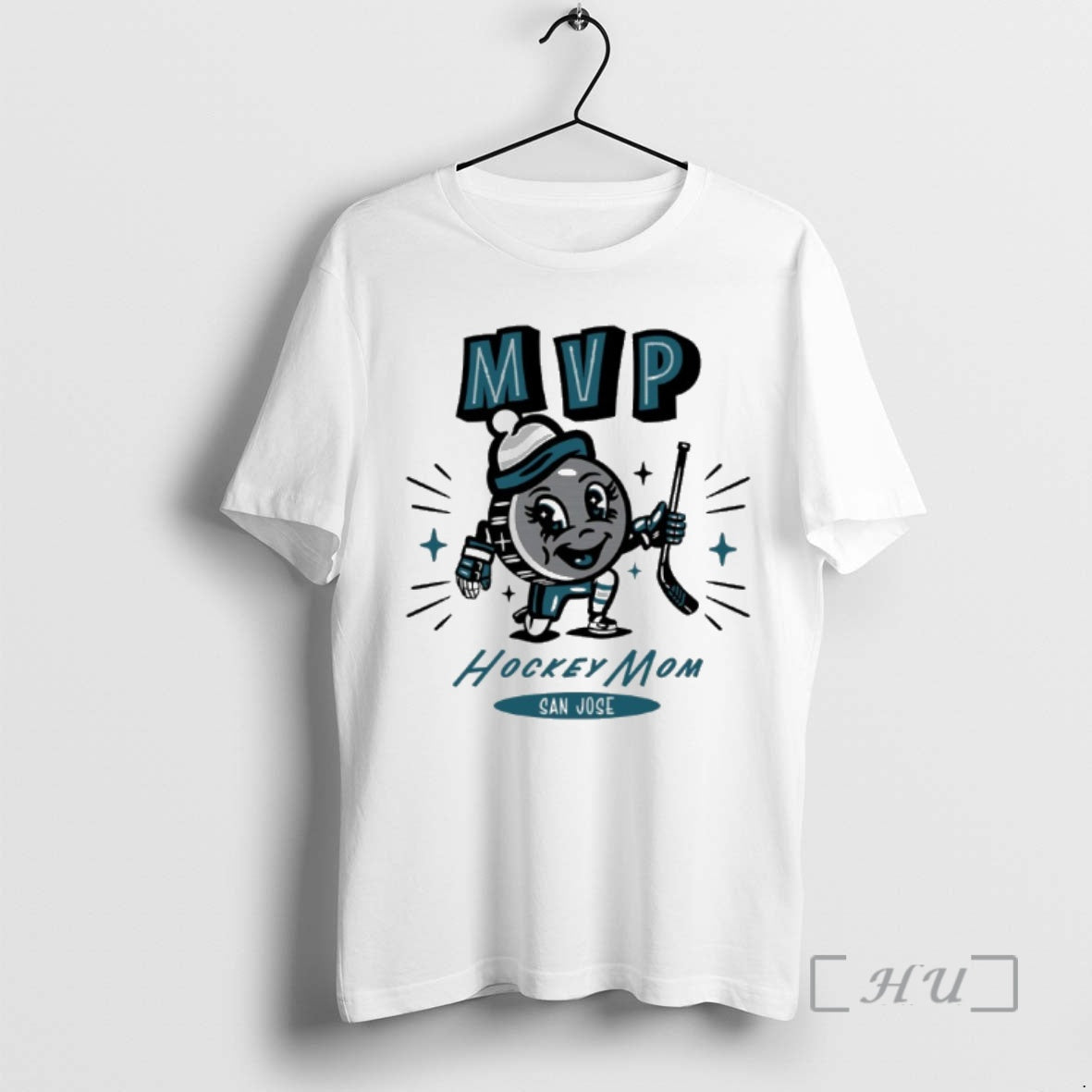 Officials San Jose Sharks 2025 Mvp Hockey Mom - Adult & Kids T-Shirts, Sweatshirts & Hoodies apparel design preview 1