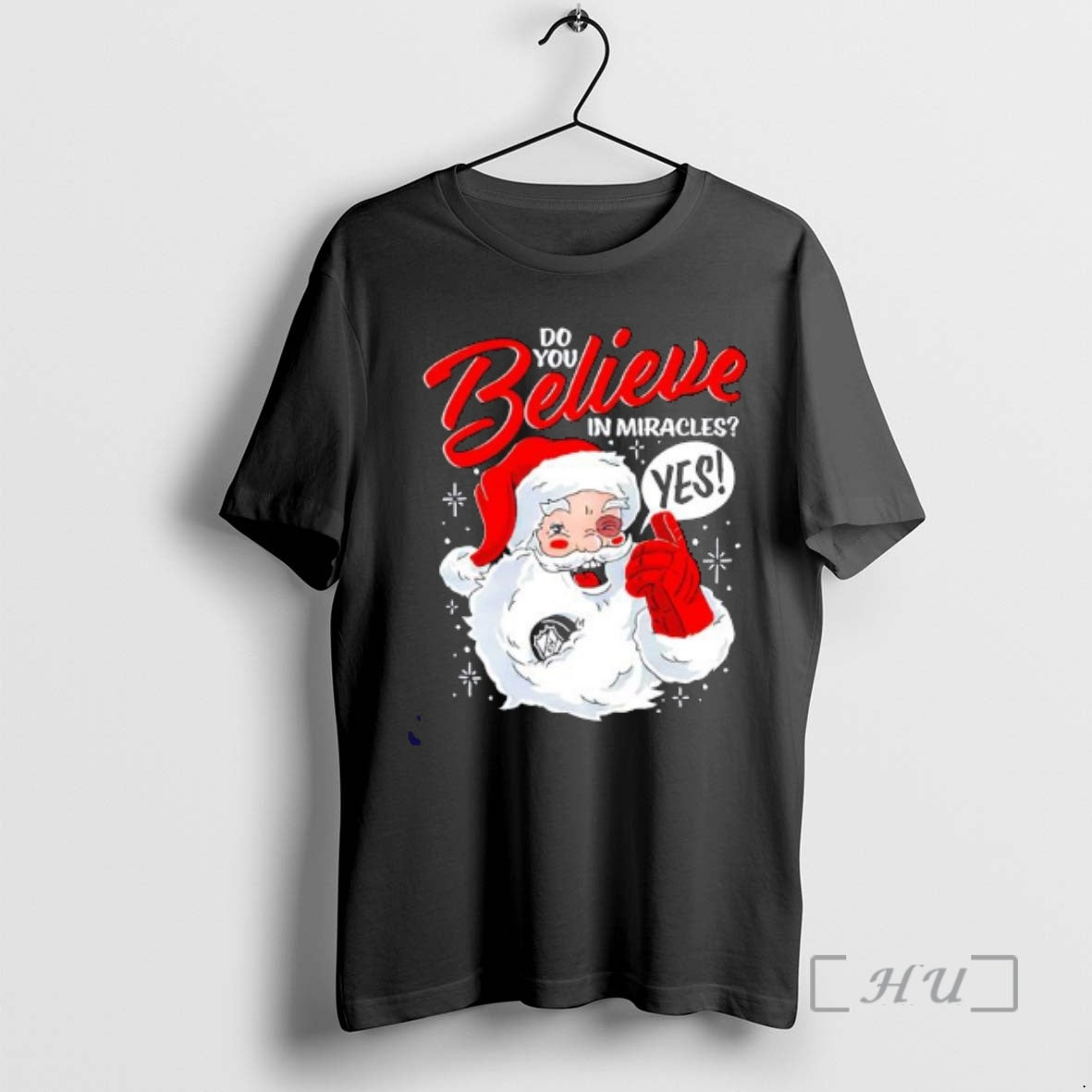 Officials Santa Claus Do You Believe Miracles Yes - Adult & Kids T-Shirts, Sweatshirts & Hoodies apparel design preview 1