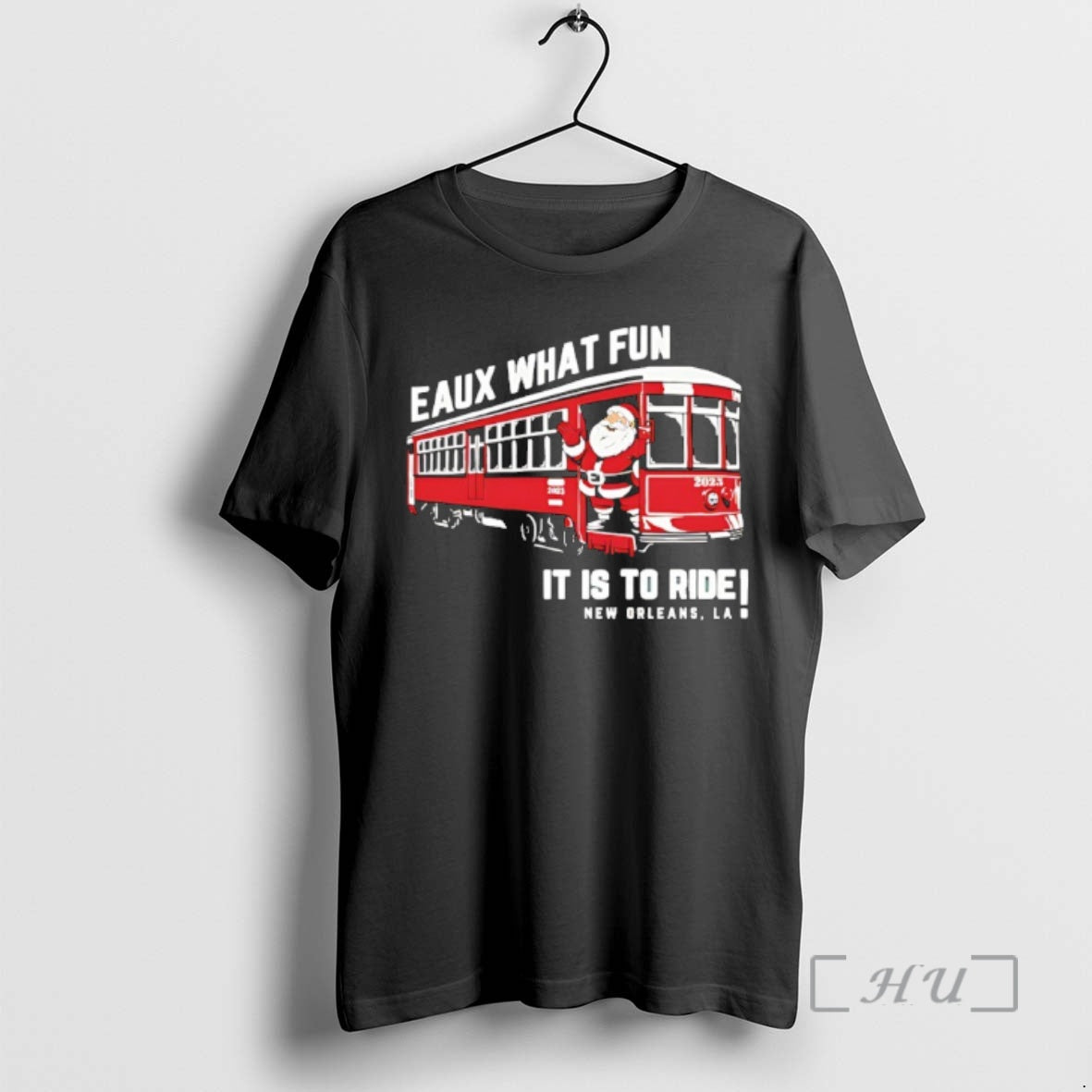 Officials Santa Eaux What Fun Is Ride New Orleans La - Adult & Kids T-Shirts, Sweatshirts & Hoodies apparel design preview 1
