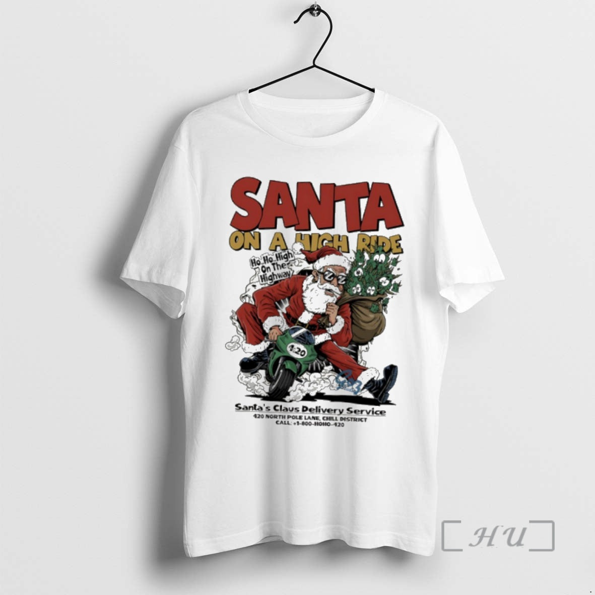 Officials Santa High Ride Santas Claus Delivery - Adult & Kids T-Shirts, Sweatshirts & Hoodies apparel design preview 1