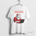 Officials Santa Saw Your Browser History Ornaments - Adult & Kids T-Shirts, Sweatshirts & Hoodies apparel design preview 1