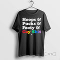 Officials Sarah Spain Hoops Pucks Footy Gay - Adult & Kids T-Shirts, Sweatshirts & Hoodies apparel design preview 1
