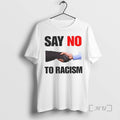 Officials Say No Racism Woman - Adult & Kids T-Shirts, Sweatshirts & Hoodies apparel design preview 1