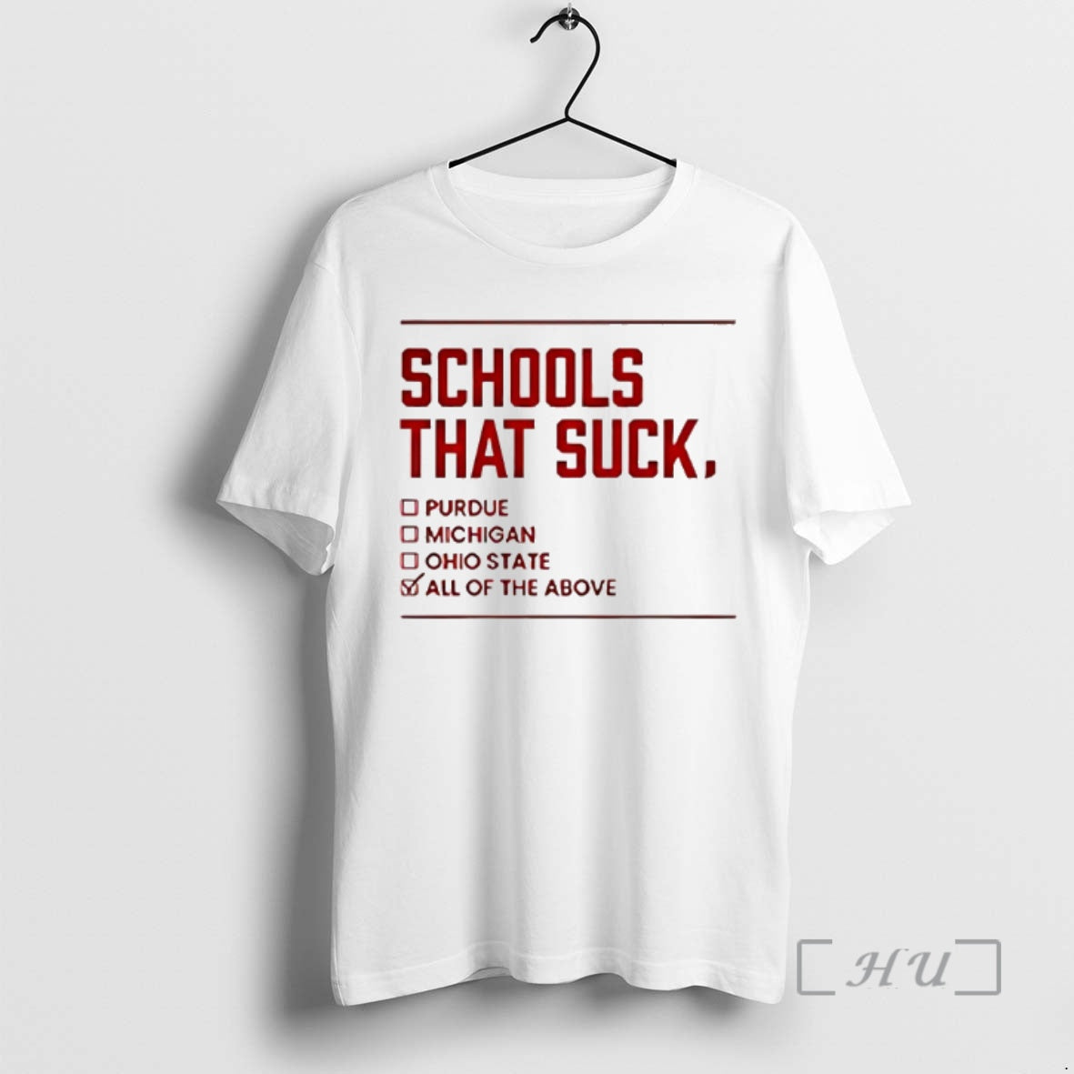 Officials Schools That Suck All Above - Adult & Kids T-Shirts, Sweatshirts & Hoodies apparel design preview 1