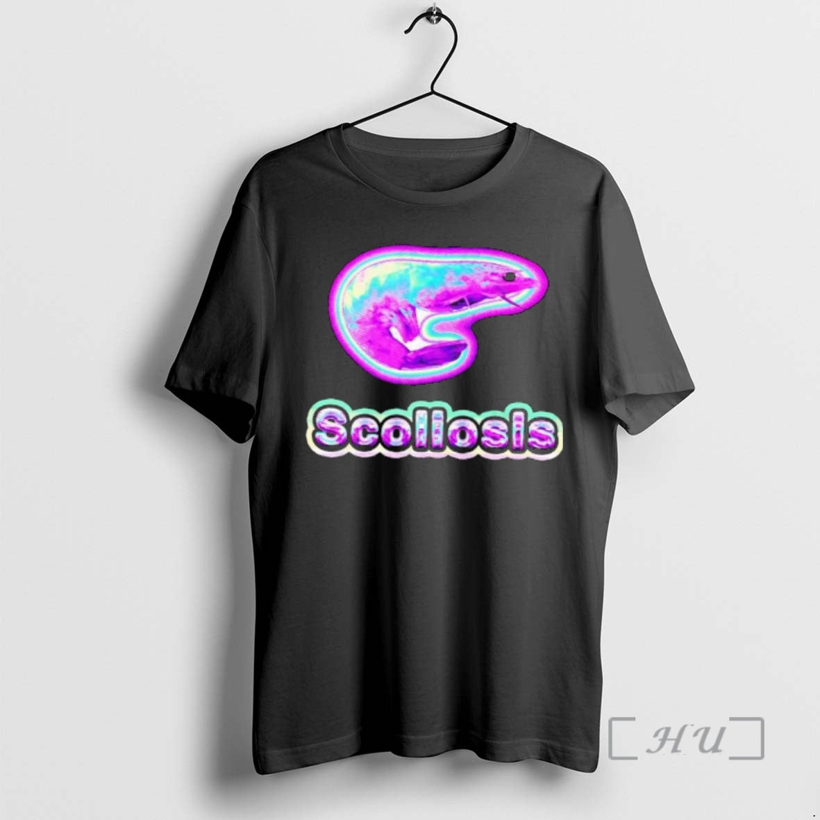 Officials Scoliosis Shrimp Neon - Adult & Kids T-Shirts, Sweatshirts & Hoodies apparel design preview 1