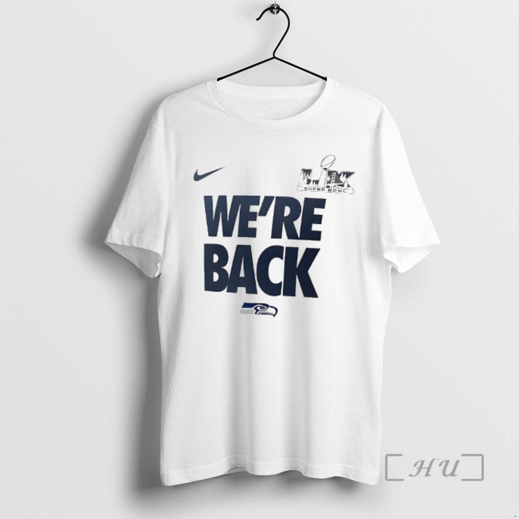 Officials Seahawks 2026 Were Back Lx Logo - Adult & Kids T-Shirts, Sweatshirts & Hoodies apparel design preview 1