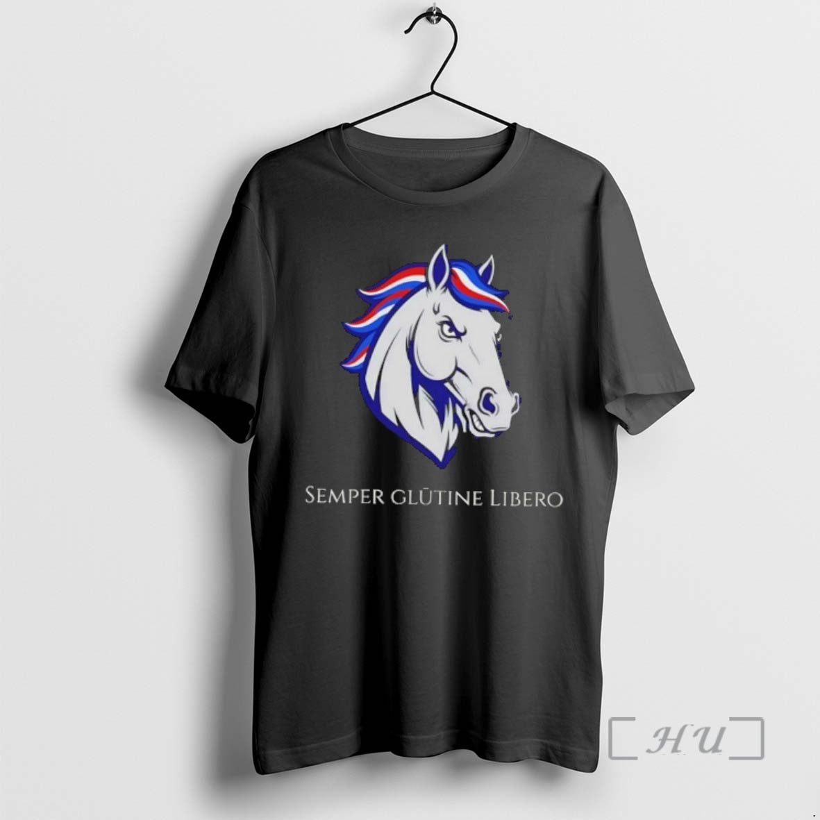 Officials Semper Glutine Libero Horse - Adult & Kids T-Shirts, Sweatshirts & Hoodies apparel design preview 1