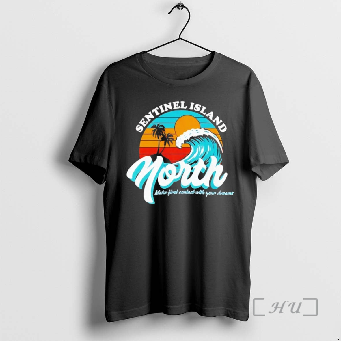 Officials Sentinel Island North Make First Contact - Adult & Kids T-Shirts, Sweatshirts & Hoodies apparel design preview 1