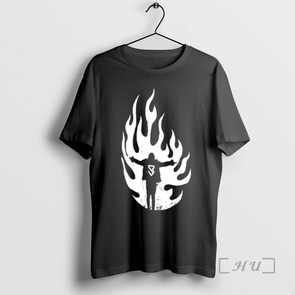Officials Seth Rollins Flames Fire - Adult & Kids T-Shirts, Sweatshirts & Hoodies apparel design preview 1