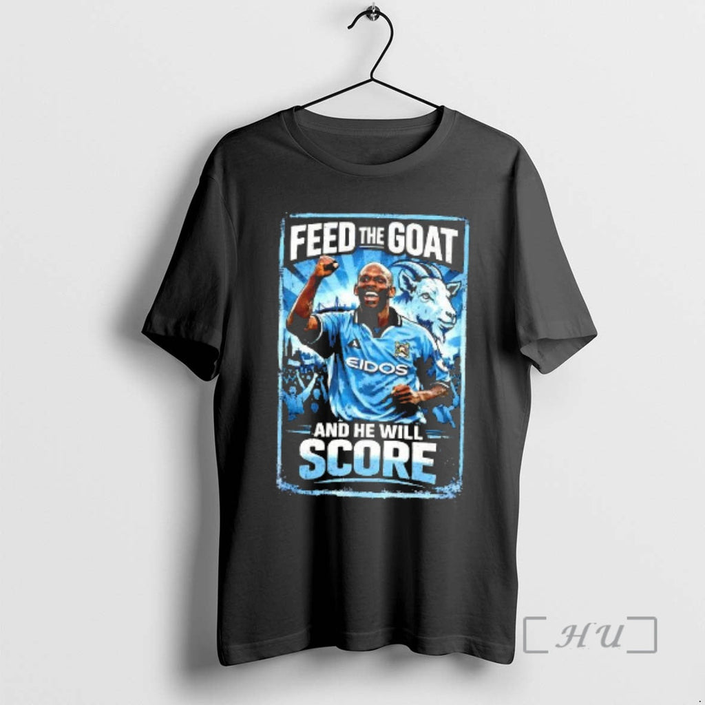 Officials Shaun Goater Manchester City Feed Goat He - Adult & Kids T-Shirts, Sweatshirts & Hoodies apparel design preview 1