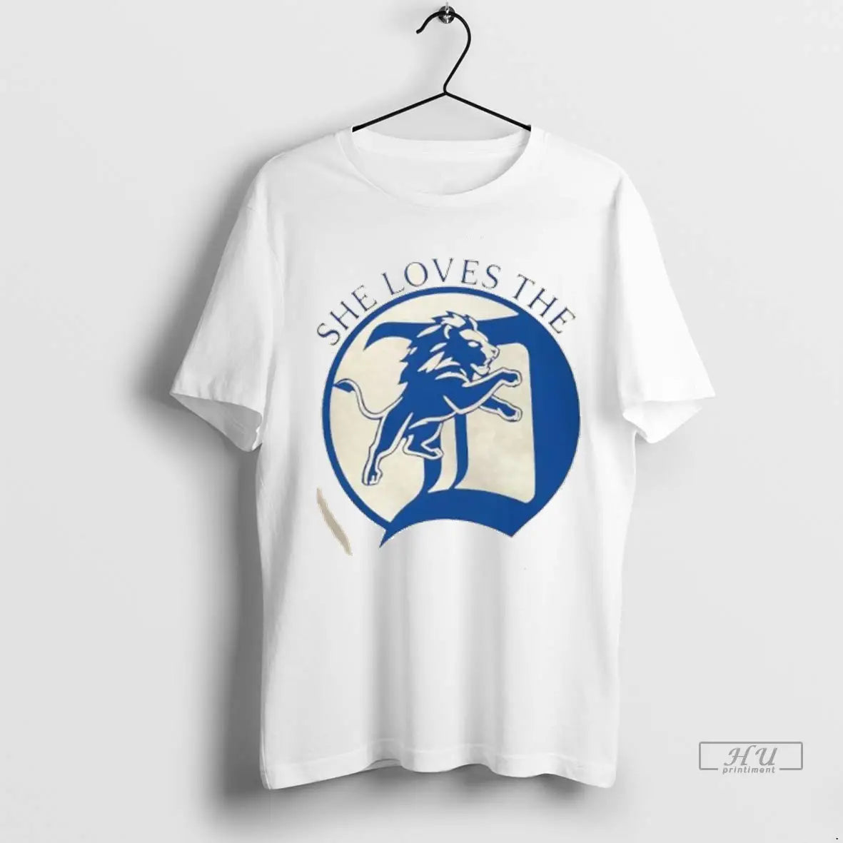 Officials She Loves The Detroit Lions Football Fan - Adult & Kids T-Shirts, Sweatshirts & Hoodies apparel design preview 1