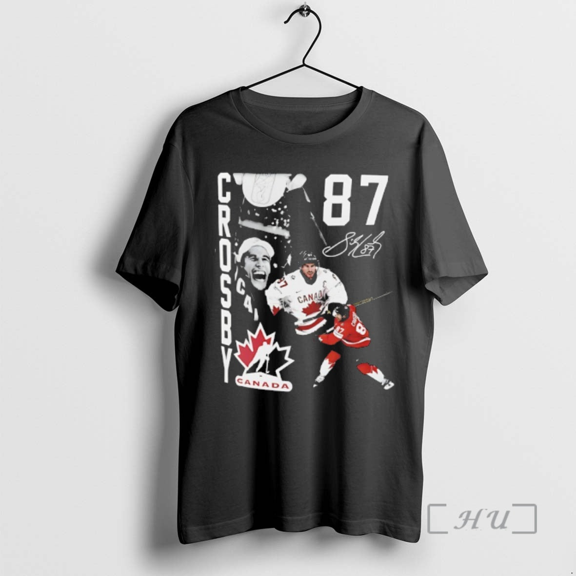 Officials Sidney Crosby Canada Hockey Player Collage - Adult & Kids T-Shirts, Sweatshirts & Hoodies apparel design preview 1