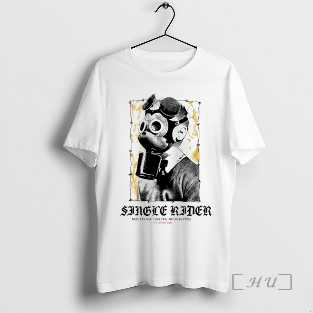 Officials Single Rider Nostalgia Apocalypse Halloween - Adult & Kids T-Shirts, Sweatshirts & Hoodies apparel design preview 1