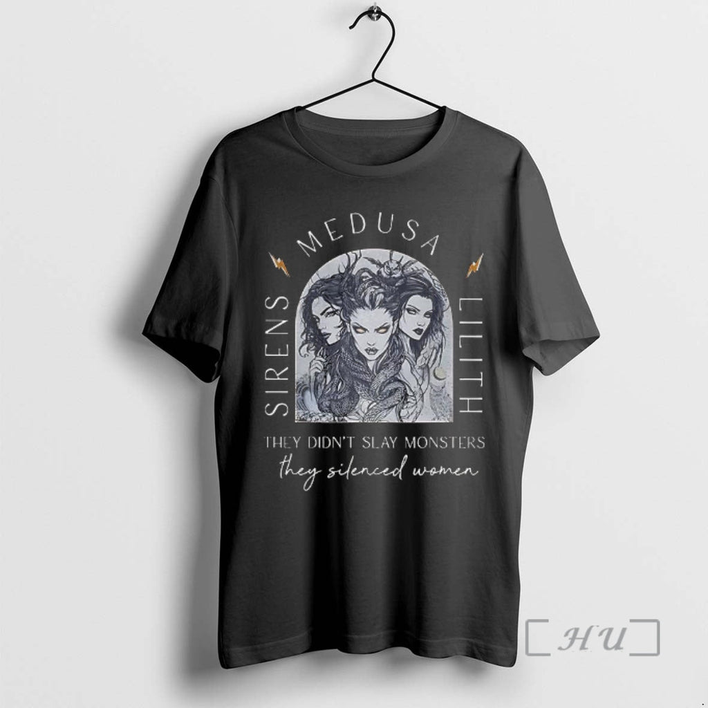 Officials Sirens Medusa Lilith They Silenced - Adult & Kids T-Shirts, Sweatshirts & Hoodies apparel design preview 1