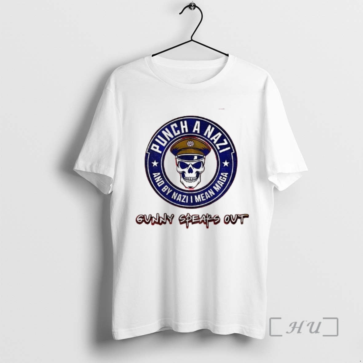 Officials Skeleton Punch Nazi I Mean Maga Gunny - Adult & Kids T-Shirts, Sweatshirts & Hoodies apparel design preview 1