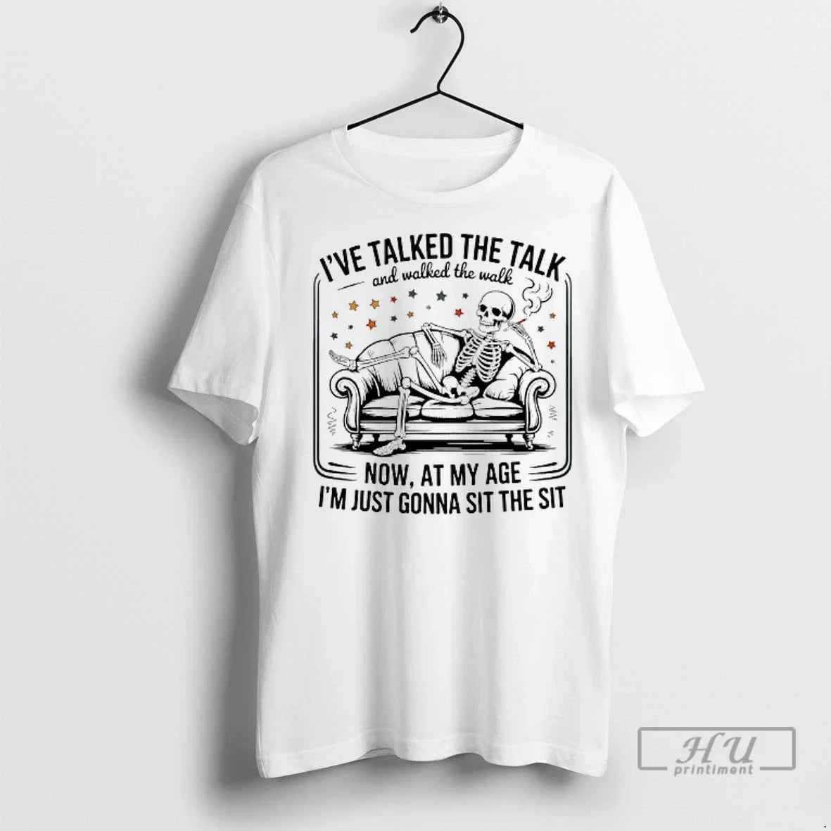 Officials Skeleton Smoking Ive Talked The Talk And - Adult & Kids T-Shirts, Sweatshirts & Hoodies apparel design preview 1