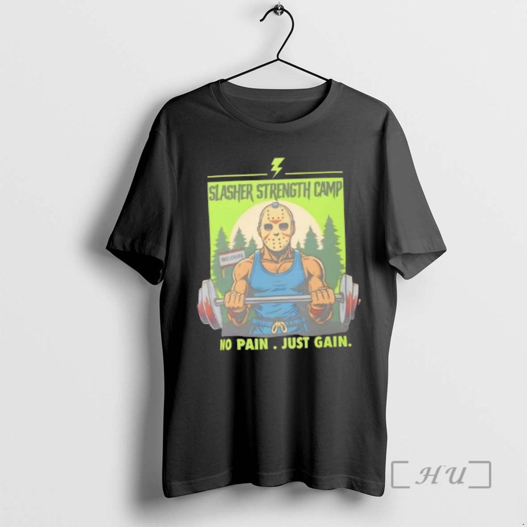 Officials Slasher Strength Camp Horror Gym Humor - Adult & Kids T-Shirts, Sweatshirts & Hoodies apparel design preview 1