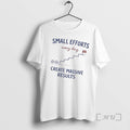 Officials Small Effort Every Day Create Massive - Adult & Kids T-Shirts, Sweatshirts & Hoodies apparel design preview 1