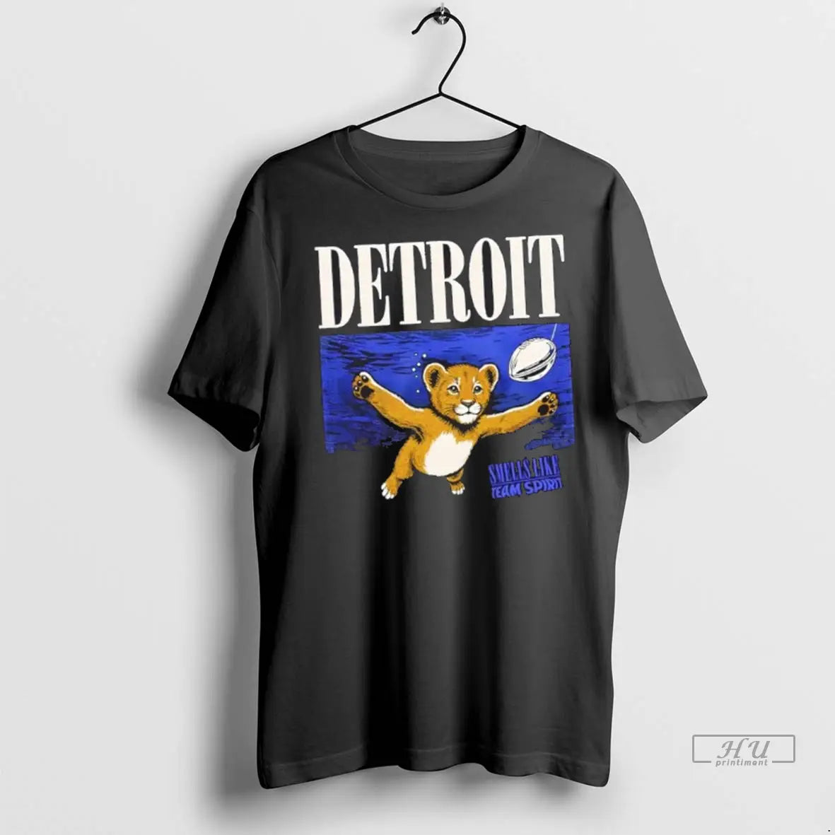 Officials Smells Like Team Spirit Detroit Lions - Adult & Kids T-Shirts, Sweatshirts & Hoodies apparel design preview 1