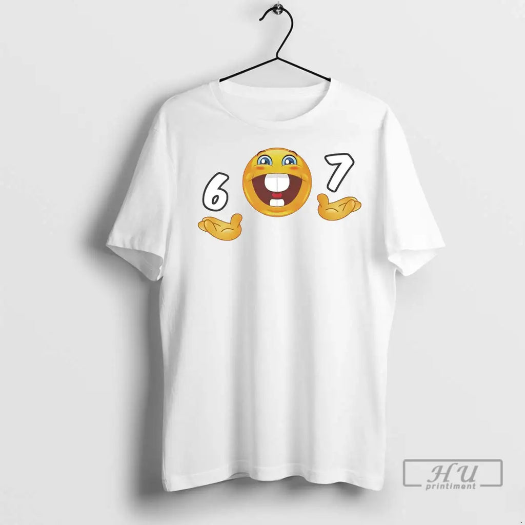 Officials Smiley Emoji 6 Or 7 - Adult & Kids T-Shirts, Sweatshirts & Hoodies apparel design preview 1