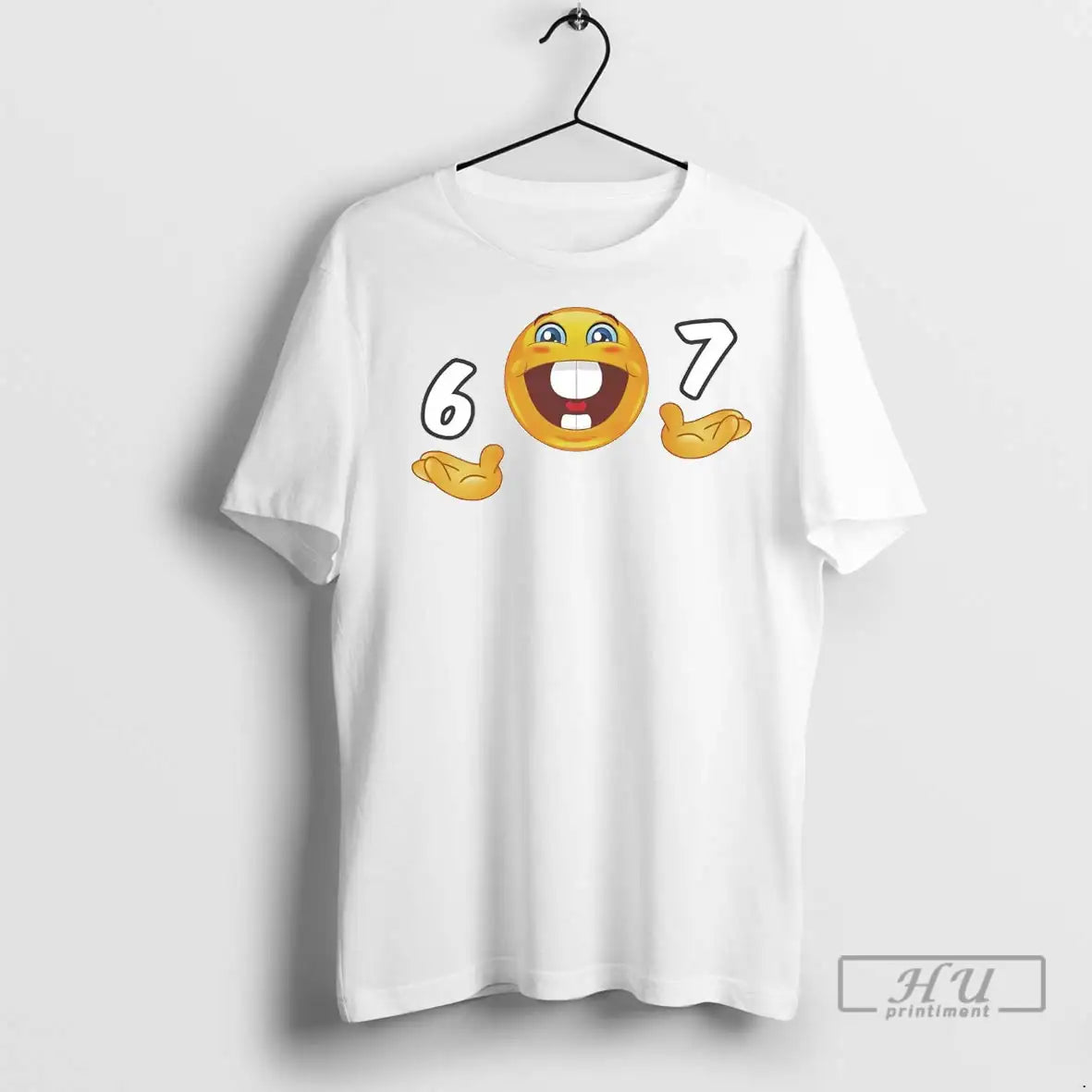 Officials Smiley Emoji 6 Or 7 - Adult & Kids T-Shirts, Sweatshirts & Hoodies apparel design preview 1