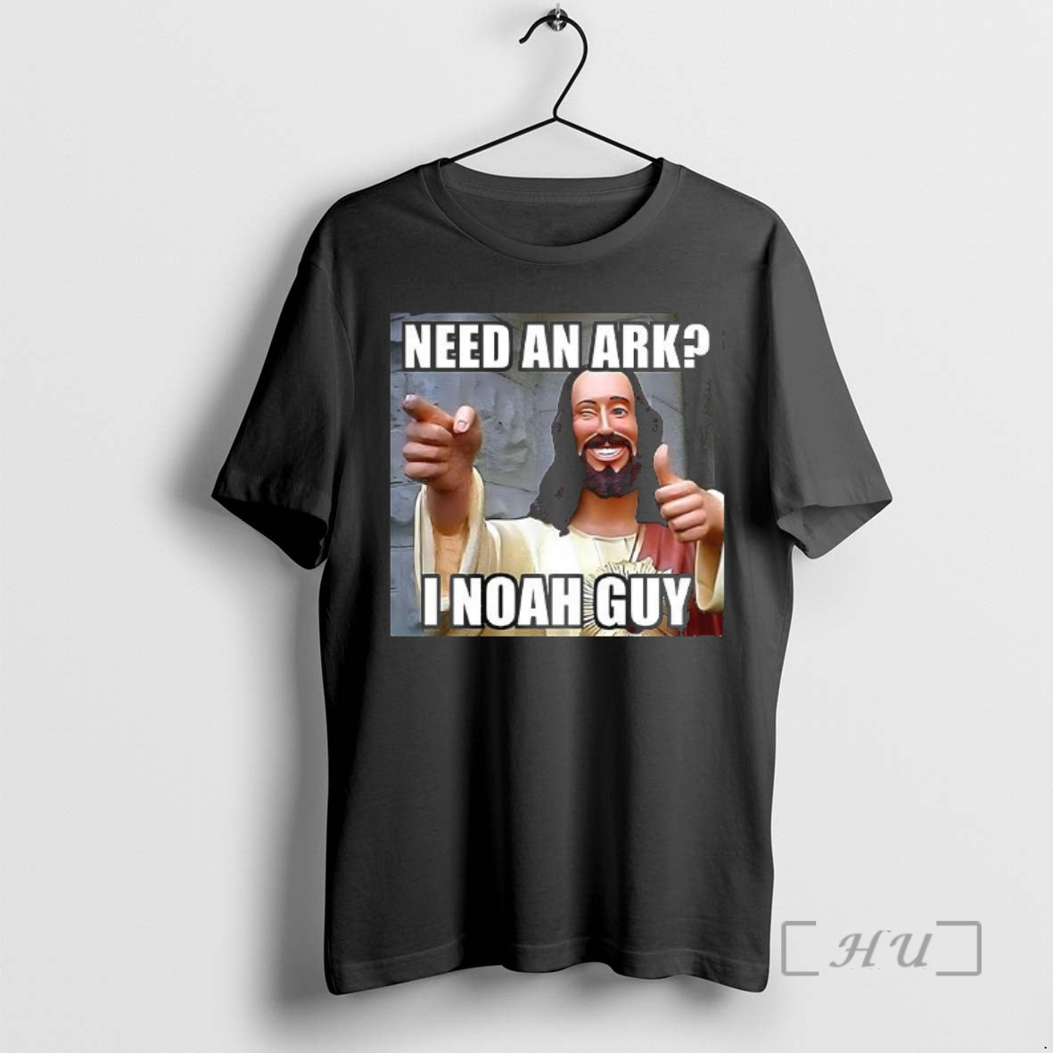 Officials Smiling Jesus Need Ark I Noah Guy Meme - Adult & Kids T-Shirts, Sweatshirts & Hoodies apparel design preview 1