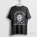 Officials Snow Flake Expect Few Inches Tonight - Adult & Kids T-Shirts, Sweatshirts & Hoodies apparel design preview 1