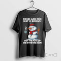 Officials Snowman Roses Are Red Shit Is Brown Shut - Adult & Kids T-Shirts, Sweatshirts & Hoodies apparel design preview 1