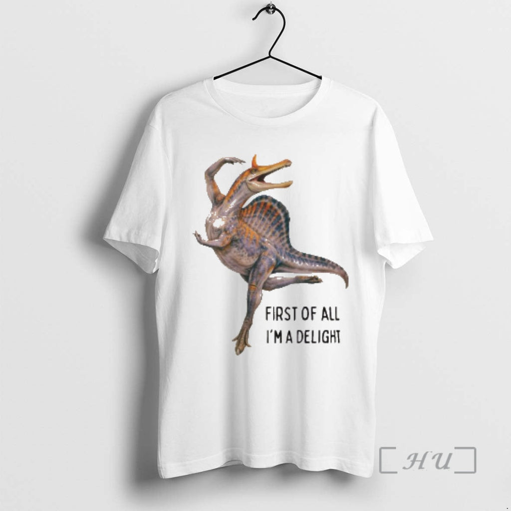 Officials Spinosaurus Mirabilis First Of All Im A - Adult & Kids T-Shirts, Sweatshirts & Hoodies apparel design preview 1