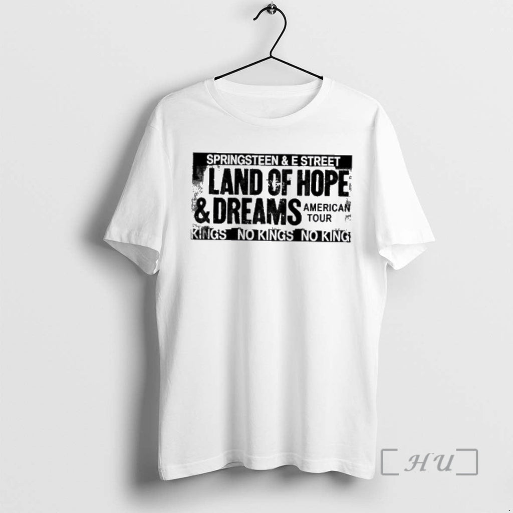 Officials Springsteen E Street 2026 Land Of Hope - Adult & Kids T-Shirts, Sweatshirts & Hoodies apparel design preview 1