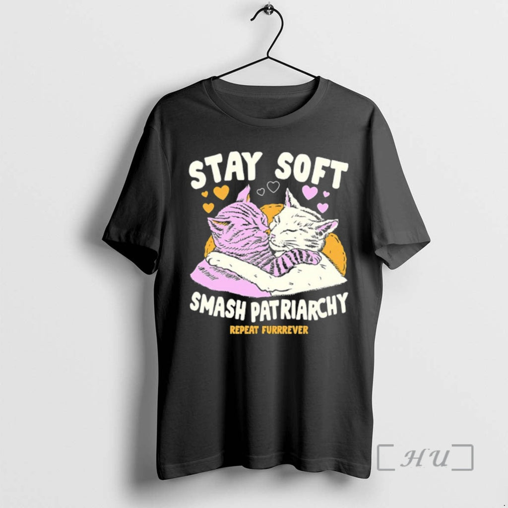 Officials Stay Soft Smash Patriarchy Repeat Furrever - Adult & Kids T-Shirts, Sweatshirts & Hoodies apparel design preview 1