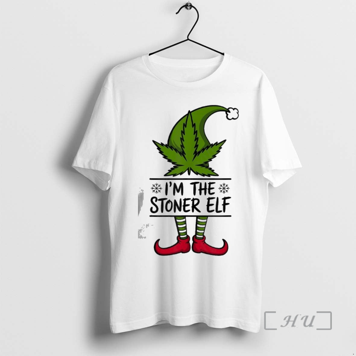 Officials Stoner Elf Weed Leaf Funny 420 Cannabis - Adult & Kids T-Shirts, Sweatshirts & Hoodies apparel design preview 1