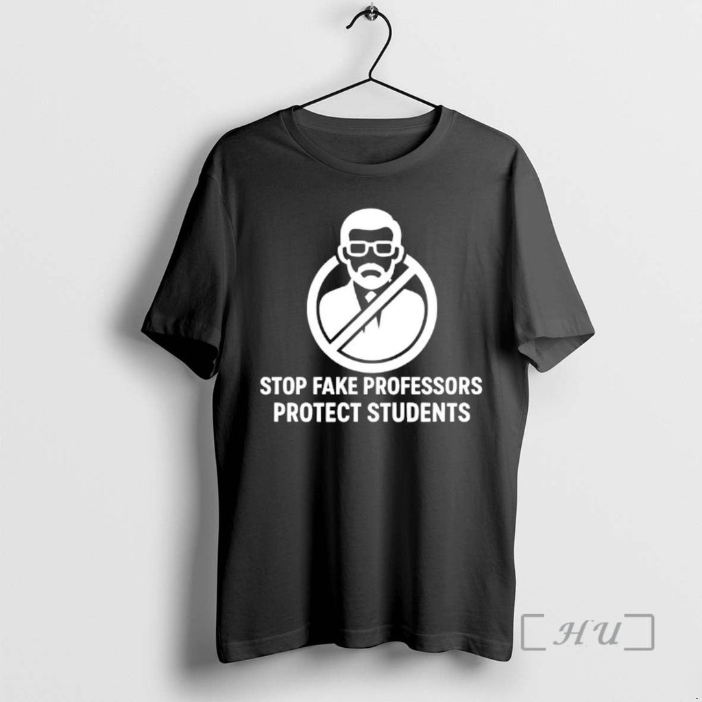 Officials Stop Fake Professors Protect Students - Adult & Kids T-Shirts, Sweatshirts & Hoodies apparel design preview 1