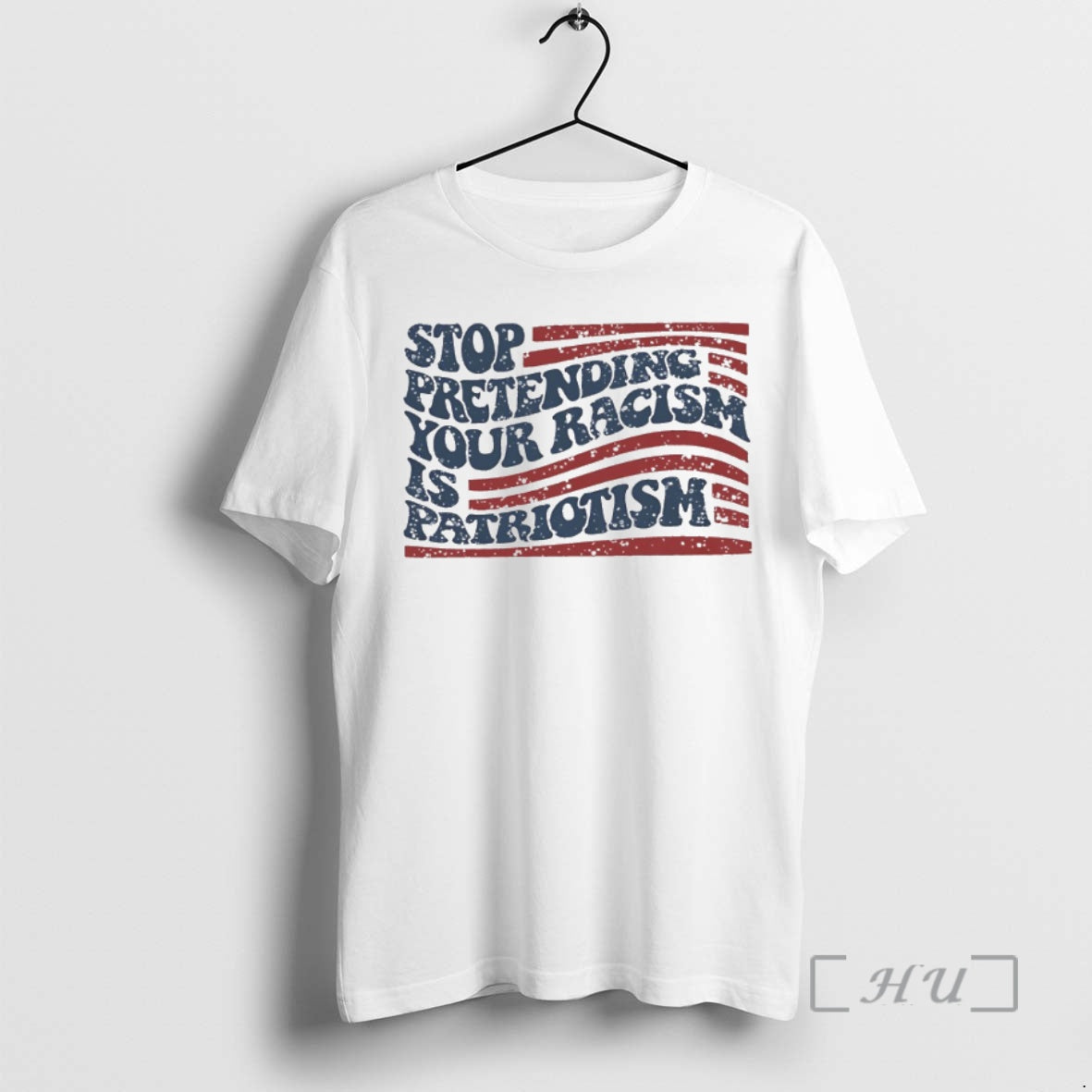 Officials Stop Pretending Your Racism Is Patriotism - Adult & Kids T-Shirts, Sweatshirts & Hoodies apparel design preview 1