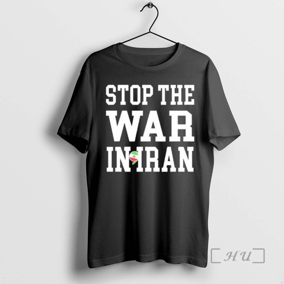 Officials Stop The War In Iran Flag - Adult & Kids T-Shirts, Sweatshirts & Hoodies apparel design preview 1