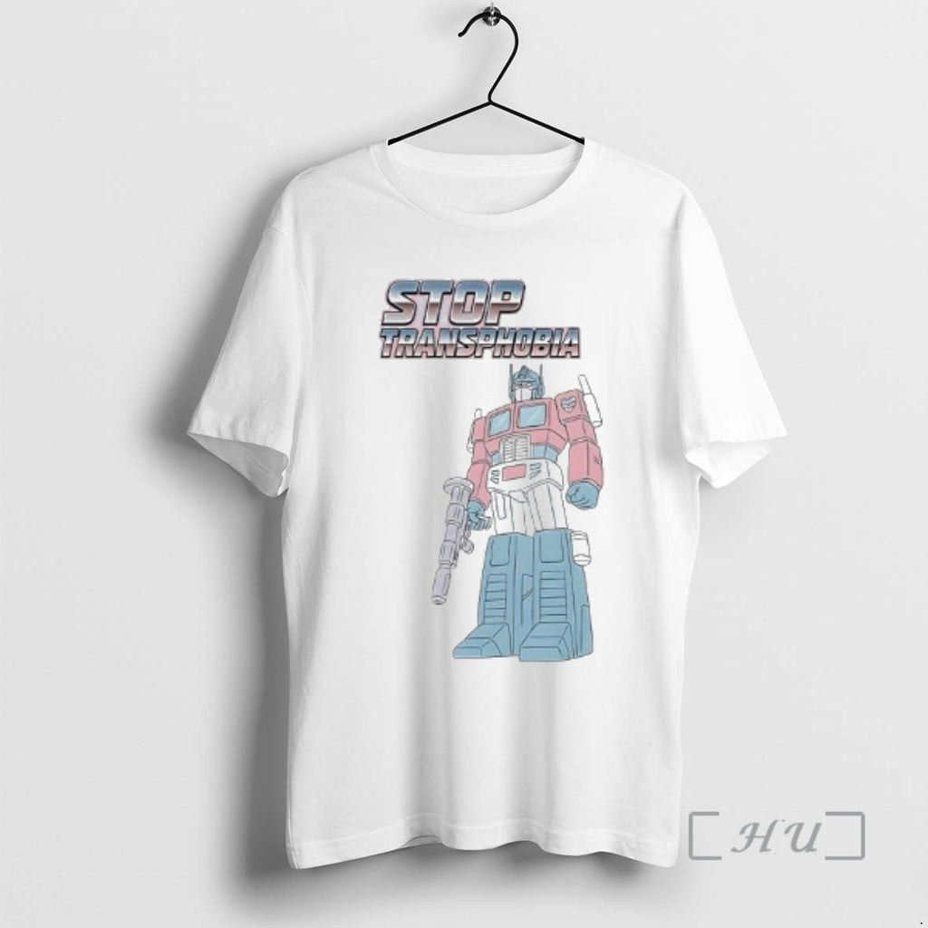 Officials Stop Transphobia Optimus Prime Transformers - Adult & Kids T-Shirts, Sweatshirts & Hoodies apparel design preview 1