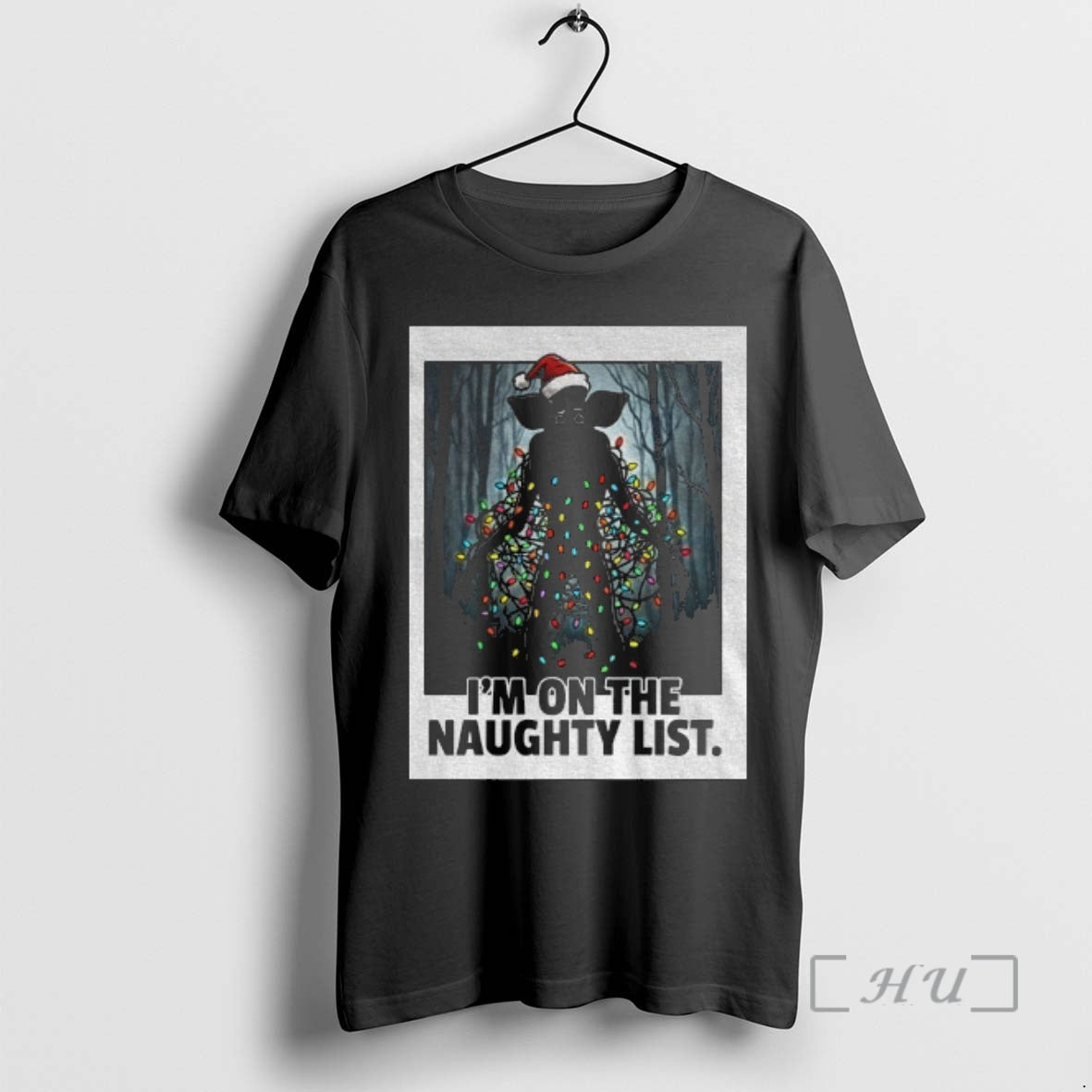 Officials Stranger Demogorgon Naughty List - Adult & Kids T-Shirts, Sweatshirts & Hoodies apparel design preview 1