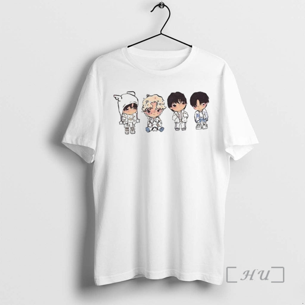 Officials Stray Band Chibi Meme - Adult & Kids T-Shirts, Sweatshirts & Hoodies apparel design preview 1