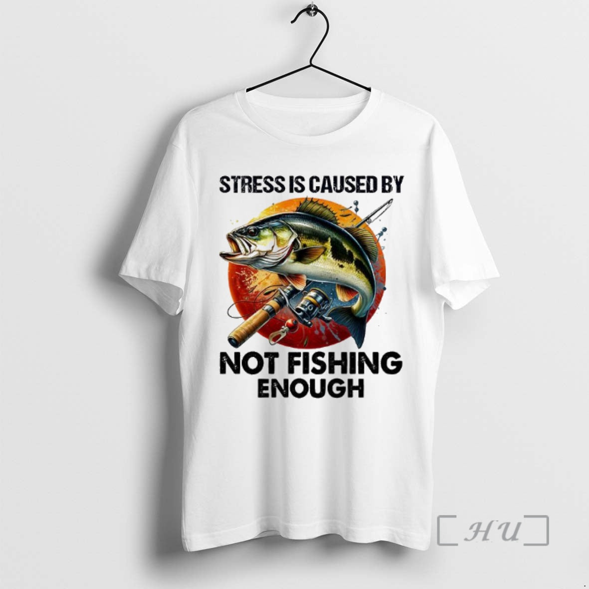 Officials Stress Is Caused By Not Fishing Enough Sea - Adult & Kids T-Shirts, Sweatshirts & Hoodies apparel design preview 1