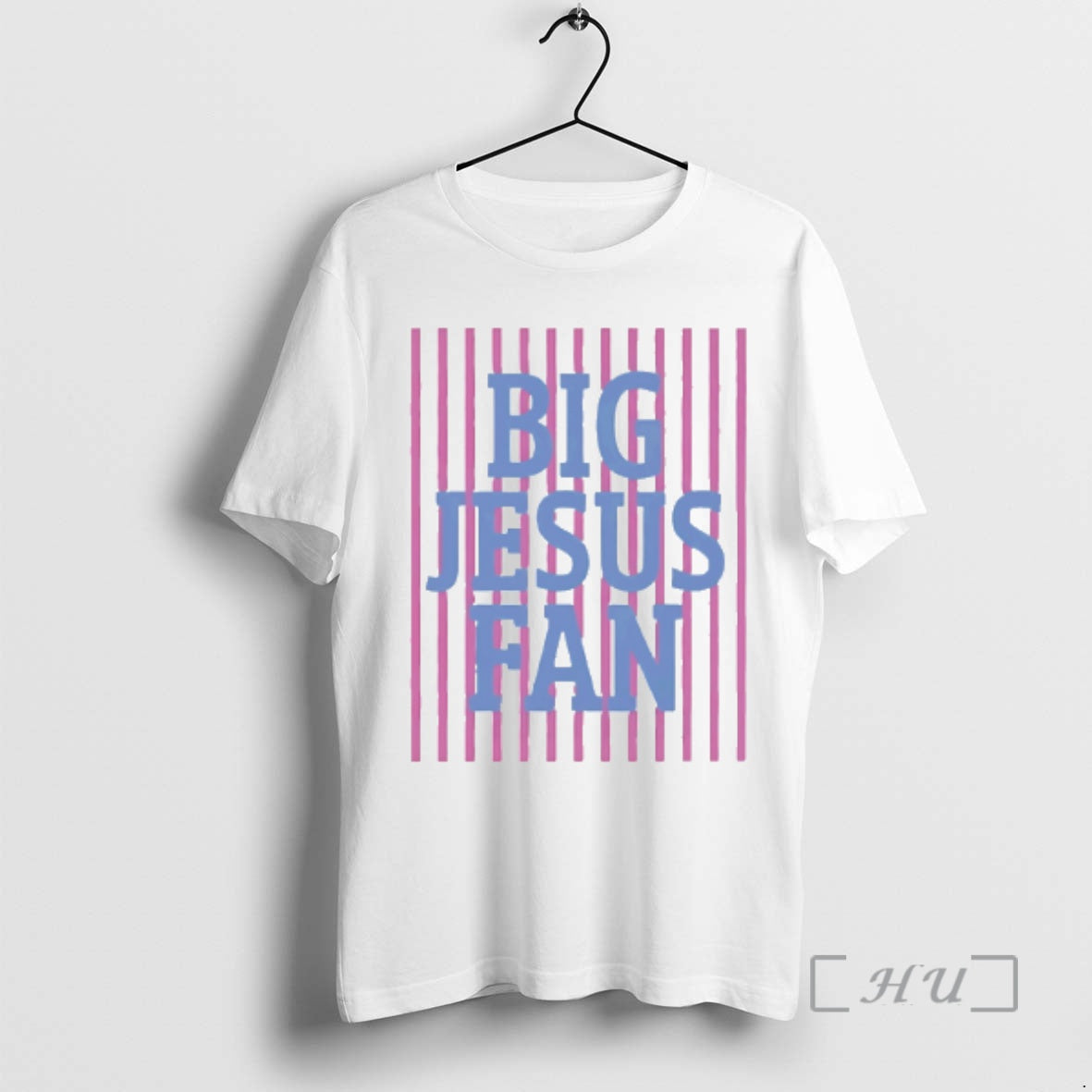 Officials Striped Big Jesus Preppy Christian - Adult & Kids T-Shirts, Sweatshirts & Hoodies apparel design preview 1