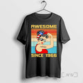 Officials Strong Girl American Awesome Since 1966 - Adult & Kids T-Shirts, Sweatshirts & Hoodies apparel design preview 1