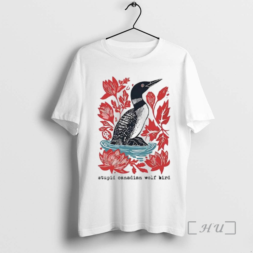 Officials Stupid Canadian Wolf Bird Canada Symbol - Adult & Kids T-Shirts, Sweatshirts & Hoodies apparel design preview 1