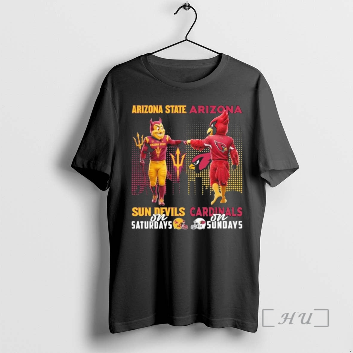 Officials Sun Devils Vs Cardinals Mascot Saturdays - Adult & Kids T-Shirts, Sweatshirts & Hoodies apparel design preview 1