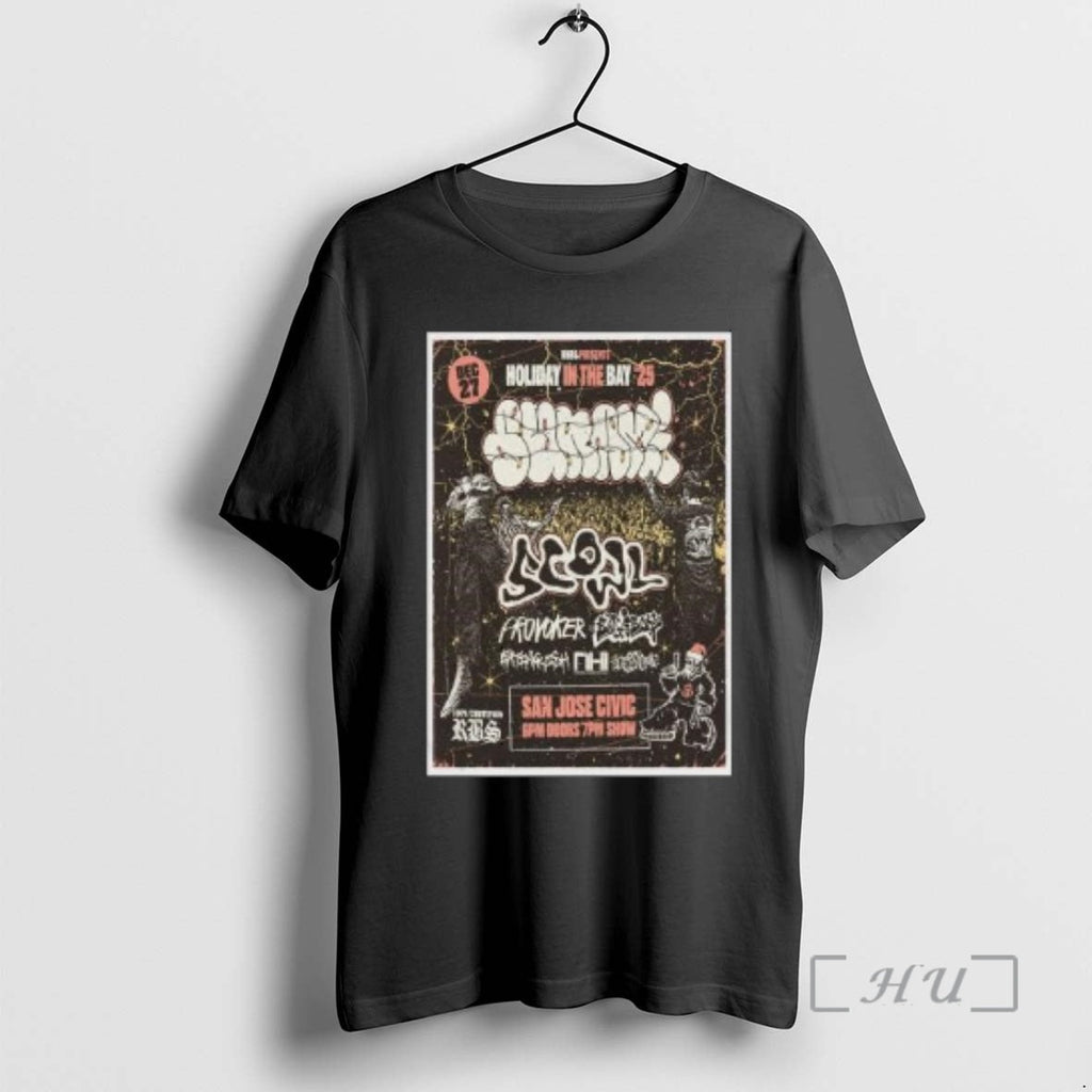 Officials Sunami December 27 2025 San Jose Ca Circle - Adult & Kids T-Shirts, Sweatshirts & Hoodies apparel design preview 1