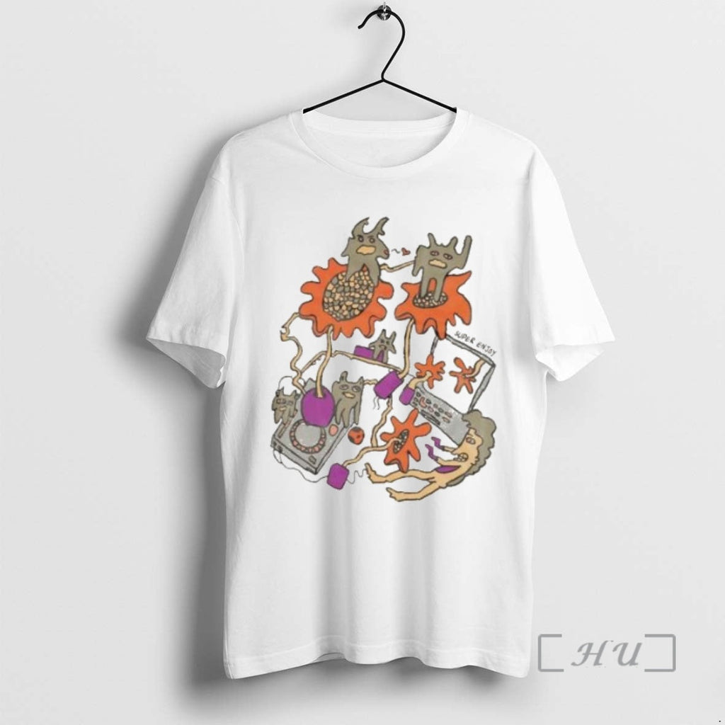 Officials Super Enjoy Dj Animals Circle White - Adult & Kids T-Shirts, Sweatshirts & Hoodies apparel design preview 1