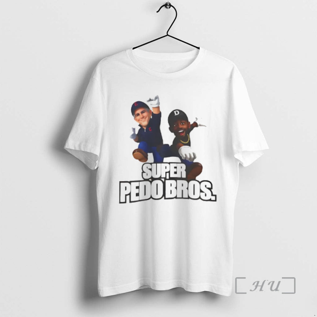 Officials Super Pedo Bros Epstein Diddy Retro Satire - Adult & Kids T-Shirts, Sweatshirts & Hoodies apparel design preview 1
