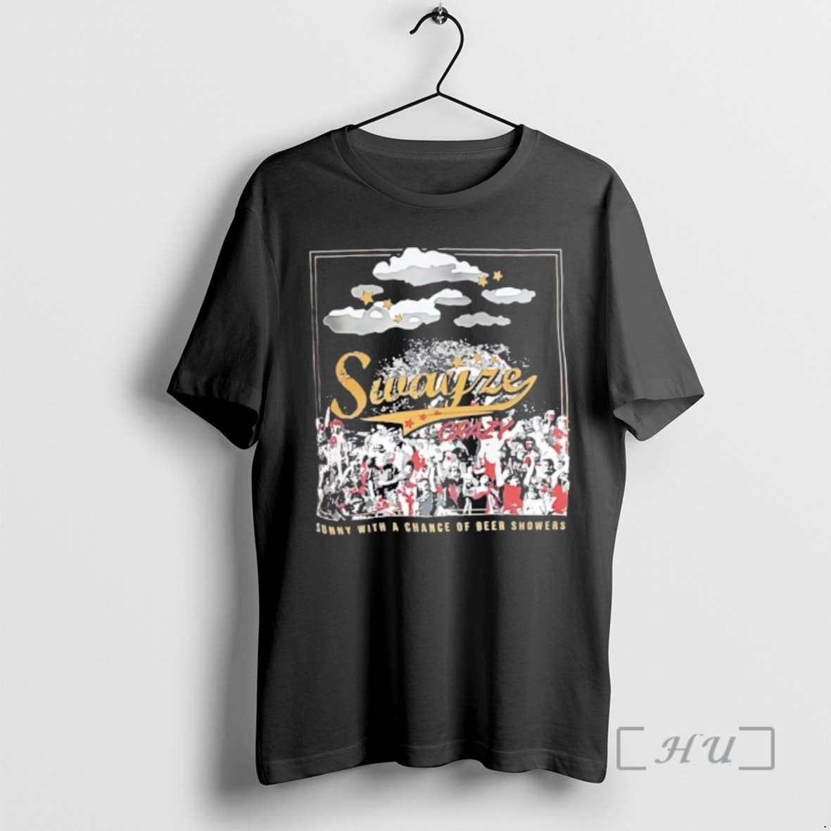 Officials Swayze Crazy Sunny Chance Beer Showers - Adult & Kids T-Shirts, Sweatshirts & Hoodies apparel design preview 1
